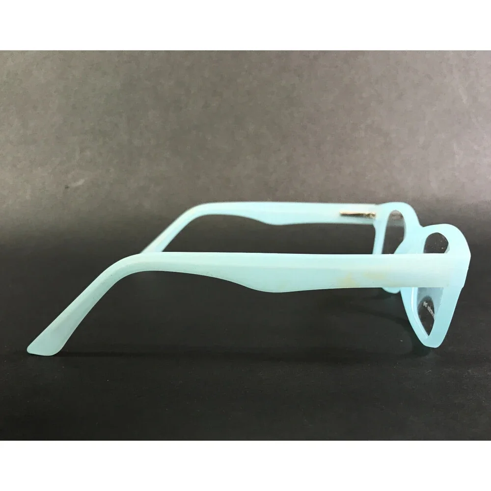 Enhance Eyeglasses Frames 4030 MATTE BLUE SKY Rectangle Full Rim 53-16-143